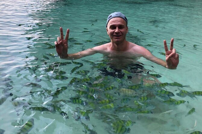 All-in Phi Phi, Maiton, MayaBay, Khai, Bamboo islands Tour - Khai Nai and Pileh Bay: Emerald Water, Snorkel Gear, and Photo Time