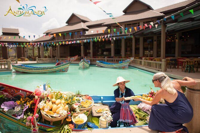 Andamanda Phuket Water Park Ticket in Phuket - Food on a watery canvas: what the floating restaurant adds