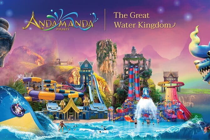 Andamanda Phuket Waterpark Admission Ticket - What you can do all day: slides, wave pool, lazy river, and more