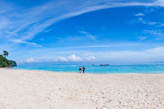 Bamboo Island, Pileh Bay & Phi Phi Island Snorkeling Tour from Phuket - Ko Phi Phi Le and Monkey Beach: limestone views and sand time