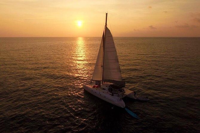 Coral Island & Sunset at Promthep cape by Catamaran Yacht - Phuket Catamaran Route: Coral Island Meets Promthep Cape