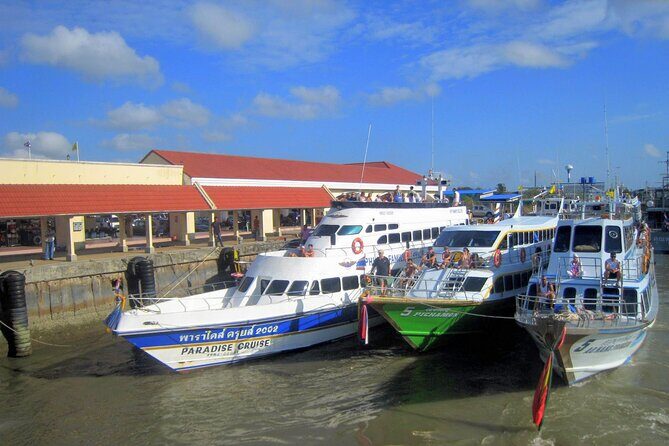 Day Tour from Phuket to 4 Islands in Krabi by Ferry & Speedboat - Koh Poda Island: Beach Time, Sunbathing, and Swims