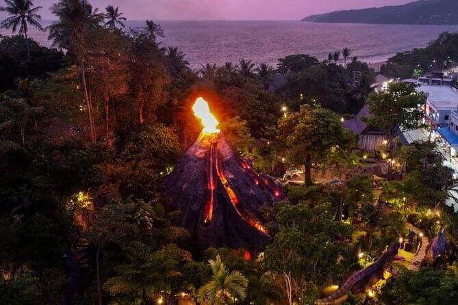Exclusive Jurassic Mini-Golf Ticket at Dino Park Phuket - The 18-hole Jurassic course: dinosaurs, volcano scenes, and creative putts