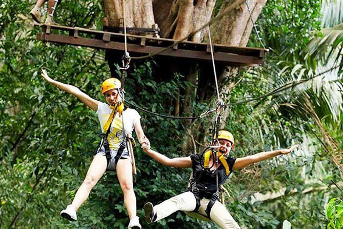 Flying Hanuman Zipline Adventure – Soar Through the Jungle! - Choosing your course: 16 vs 28 platforms and treetop add-ons