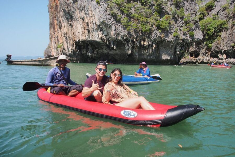From Phuket: James Bond and Phang Nga Bay Tour by Speedboat - Naka Island beach break: swim time and a laid-back finish