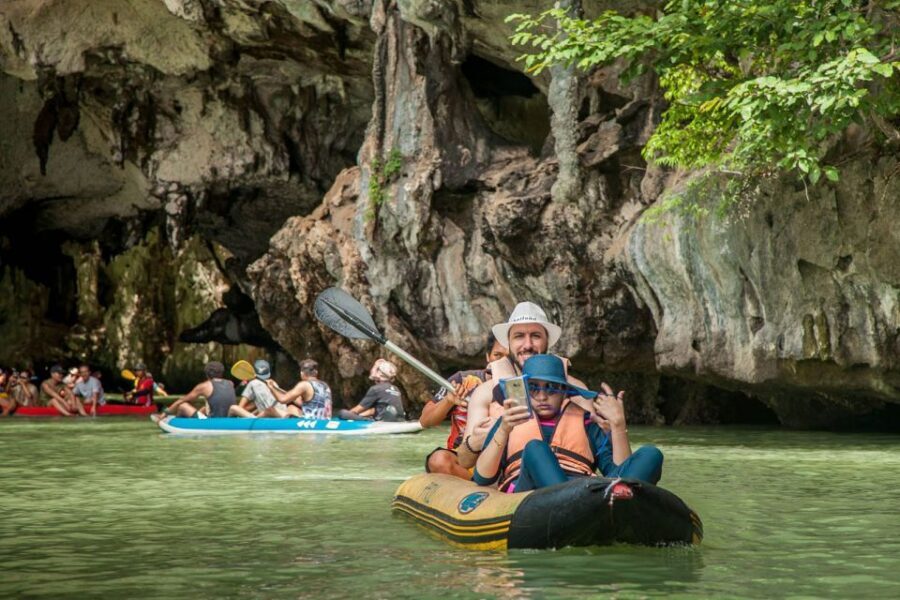 From Phuket: James Bond and Phang Nga Bay Tour by Speedboat - Panyee Island floating village: lunch, shopping, and a smart dress code