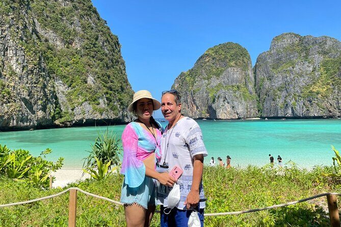 From Phuket: Phi Phi, Maya Bay & Khai Islands Speedboat Tour - Phi Phi Le sightseeing, Monkey Beach photos, and how to avoid extra pain