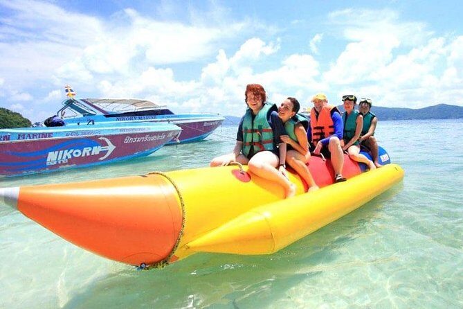 Full Day Coral Island Tour With Banana Boat By Speedboat From Phuket - Pickup from Phuket: included zones, plus the extra-charge map