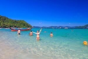 Full Day Coral Island Tour With Banana Boat By Speedboat From Phuket - Getting to Koh Hae by speedboat: comfort vs. schedule