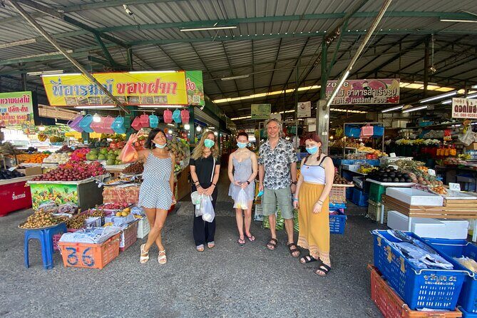 Half day Thai cooking Class + Market tour+Garden tour - Banzaan Fresh Market stop: a quick look at Patong ingredients