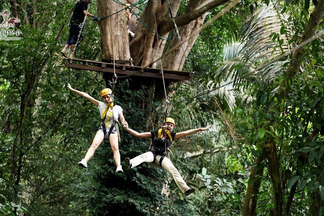 Hanuman World Phuket: Zipline & Canopy Thrills - Views over Phuket and the Andaman Sea: the reward for being up high