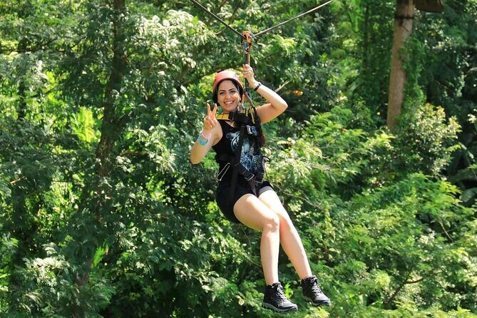 Hanuman World Zipline & Skywalk Phuket - The Roller Zipline: 800 meters of fast, curving airtime