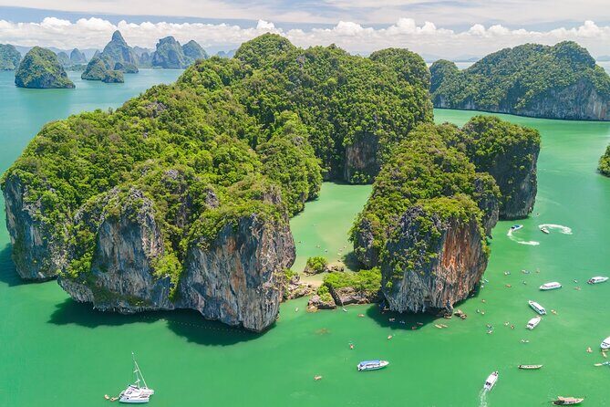James Bond Island by Speedboat and Canoe at Hong Island - Khao Khian drawings and Naka Island beach time