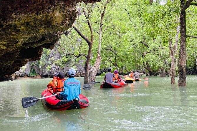 James Bond Island Canoeing 7 Point 5 Island By Speedboat From Phuket - Stop 1: Ko Hong canoeing scenery in Phang Nga Bay