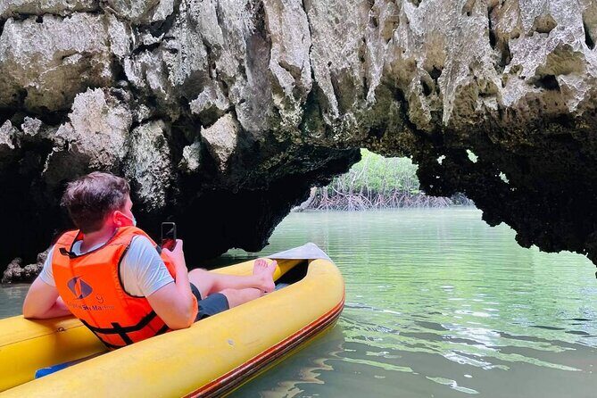 James Bond Island Canoeing 7 Point 5 Island By Speedboat From Phuket - Stop 3: Ice Cream Cave for a quick wow moment