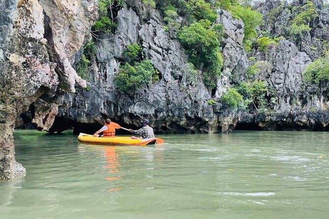 James Bond Island Day Tour with Kayaking Experience by Speed Boat from Phuket - Kayaking at Ko Hong: mangroves, narrow channels, and cavey spots