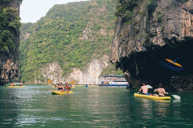 John Gray's Hong by Starlight with Sea Cave Kayaking + Loy Krathong From Phuket - On the Escort Boat: Lunch and How the Day Flows