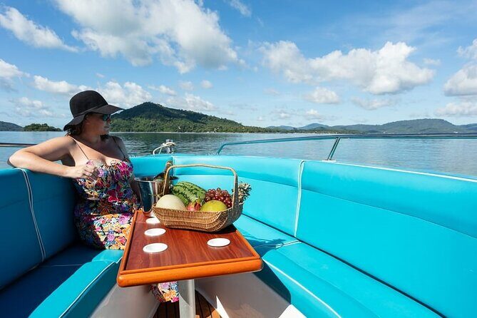 Luxury Private Speed Boat Charter - Phi Phi Sunrise - Bamboo Island or Koh Rang Yai, then lunch at Soho Pool Club