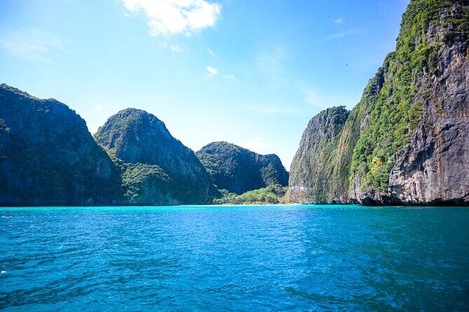 Maya Bay, Phiphi Island & Khai Day Trip with transfer from Phuket - Maya Bay: the film-famous beach stop with a real national park fee