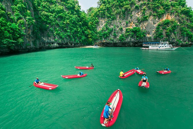 Phang Nga Bay, James Bond Island & Sea Caves Kayaking Tour - James Bond Island stop and the onboard lunch rhythm
