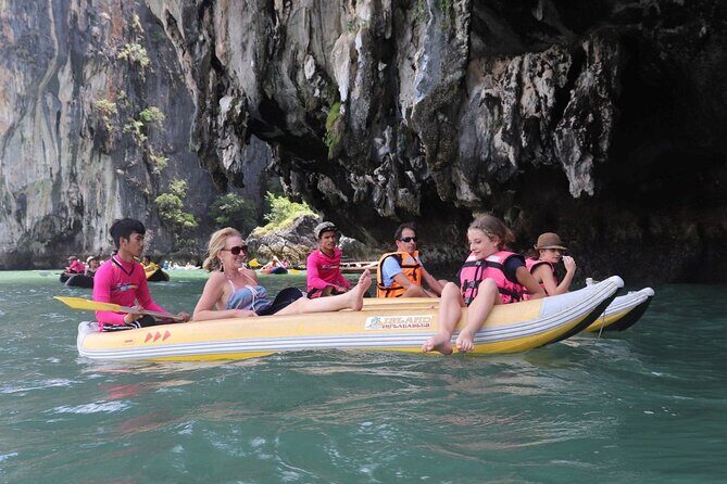 Phang Nga Bay Sea Cave Canoeing & James Bond Island by Big Boat - Nakae Island swim break: the fun reset before returning