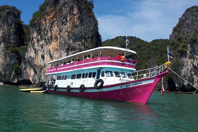 Phang Nga Bay Sea Cave Canoeing & James Bond Island by Big Boat - Lunch onboard: Thai buffet, snacks, and the rhythm of a long day