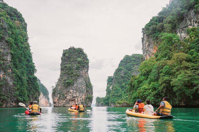 Phang Nga Bay Sunset Cruise Dinner with Sea Canoe and Loy Krathong from Phuket - The big-boat ride into Phang Nga Bay: comfort before the caves