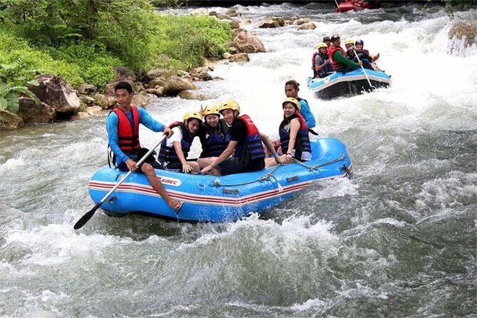 Phang Nga Tour with White Water Rafting and Zipline - Riverside Lunch, Fresh Fruit, and a Waterfall Stop