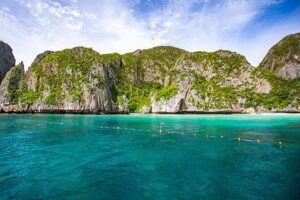 Phi Phi and Khai Islands Premium Service Trip by Seastar Andaman From Phuket - Stop 1 on Phi Phi Le: The First Dock for Big-Postcard Photos