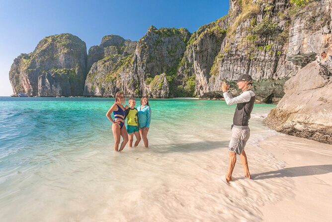 Phi Phi & Bamboo Island Full Day Tour by Premium Speed-Catamaran - Bamboo Island: Relaxing Beach Time (and the Admission Detail)