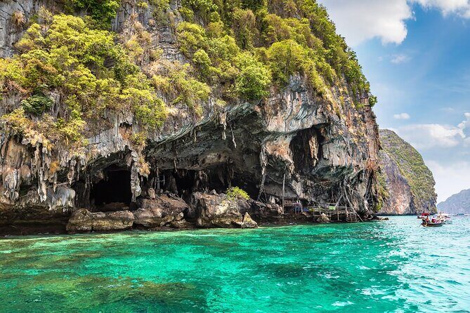 Phi Phi & Bamboo Islands Snorkeling Tour with Lunch by Speedboat - Viking Cave and Monkey Beach: quick stops with specific vibes