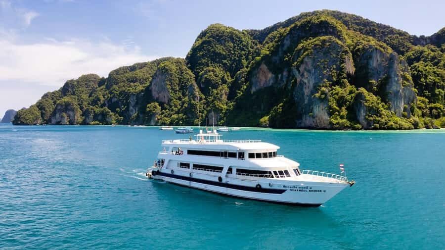 Phi Phi Island Highlights: Cruise, Snorkel & Buffet Lunch - The Cruise Stops: Maya Bay, Viking Cave, and Pileh Lagoon