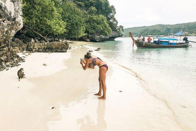 Phi Phi Islands One Day Tour by Speedboat From Phuket - Monkey Beach and Khai Nai: where the water feels the most fun