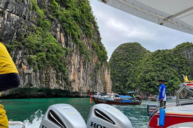 Phi Phi Islands Speedboat Full-Day Tour from Phuket+ Buffet Lunch - Viking Cave and Monkey Beach: short stops in high-attention areas