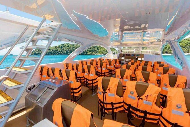 PhiPhi Maya Bay, Maiton island with Sunset by luxury Catamaran - Price and value check for a $95.05 Phuket sea day
