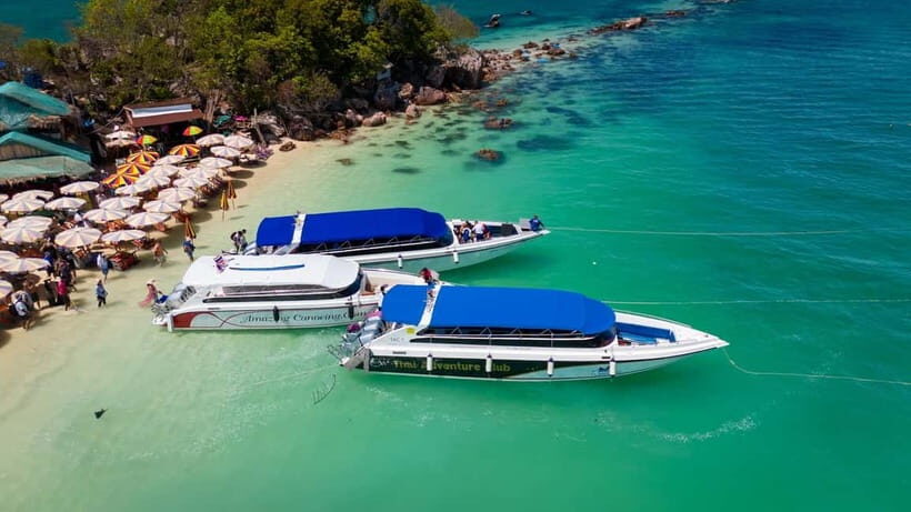 Phuket: 3 Khai Islands Speedboat Tour- Snorkeling & Relaxing - Speedboat day comfort: 25-ish people and a crew that matters