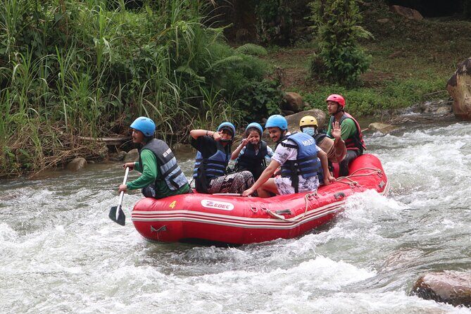 Phuket Adventure with White Water Rafting, Monkey cave and Zip Line+Optional ATV - Lunch, downtime, and Ton Pariwat Waterfall swim time
