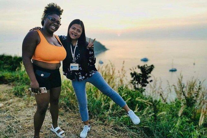 Phuket Amazing Sunset Tour : The Best Sunset, Beach & Local Food Experience - Stop 1: Windmill Viewpoint for sunset views with zero fluff