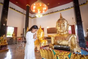 Phuket Giant Water Lilies & Temple Tour - Private & All-Inclusive - Wat Phra Thong: A Half-Buried Golden Buddha You Can’t Miss