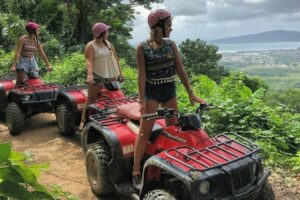 Phuket Great ATV Bike Tours - The Route: Rubber Plantations, Jungle Tracks, and Ocean-View Views