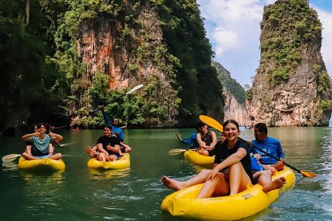 Phuket: James Bond Island & Phang Nga Bay Sunset Luxury Yacht - Hong Island sea canoeing plus a floating lantern/krathong ritual