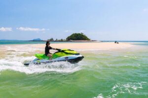 Phuket Jet Ski Tour to 5-8 Islands with Pickup and Transfer - The driving reality: two-person jet skis, weight rules, and pace