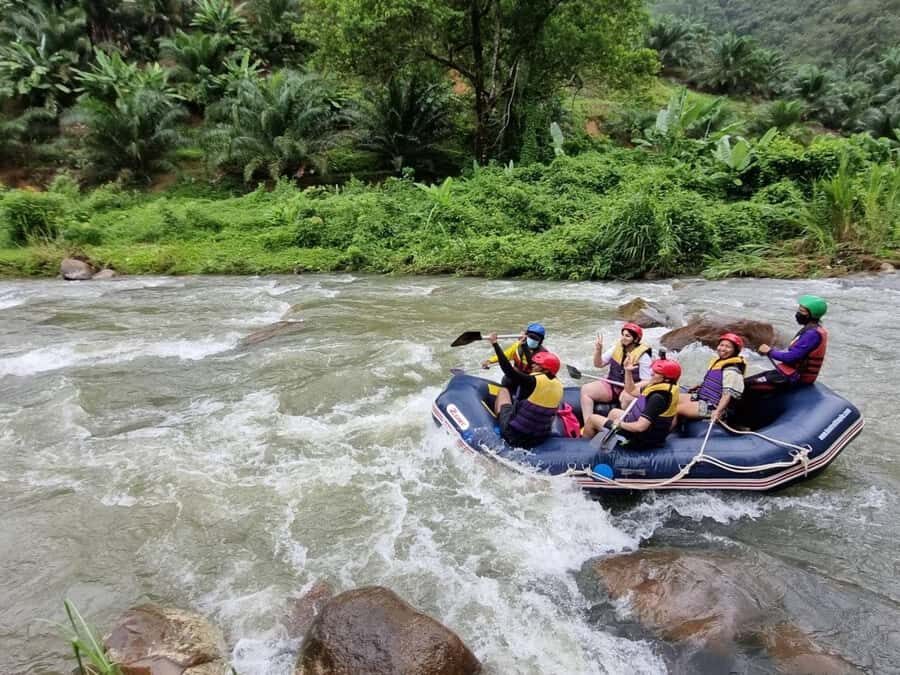 Phuket: Monkey Cave, Water Rafting, Zipline with ATV Option - White-Water Rafting on the 5-Kilometer Course