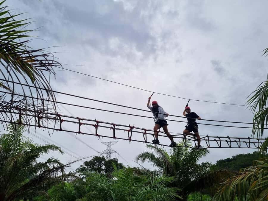 Phuket: Monkey Cave, Water Rafting, Zipline with ATV Option - Zipline Over the Trees: 150-Meter Lines and Weight Limits
