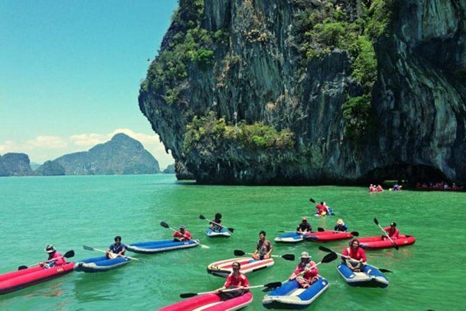 Phuket-Phang Nga Bay:James Bond-Canoeing Koh Hong By Big Boat LNH - Onboard Buffet Lunch: Enough Food to Keep You Going