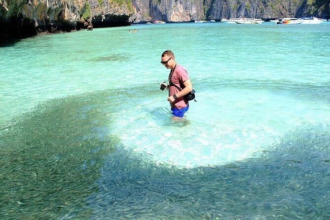 PHUKET: Phi Phi Island by Luxury Cruise"Exc. Gold Class VIP"Lunch - Monkey Beach swim time with included snorkeling gear