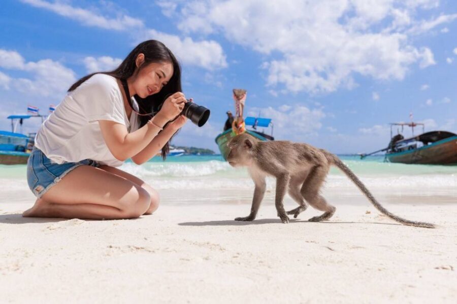 Phuket: Phi Phi Islands and Maya Bay Day Trip with Lunch - Green Island and the first snorkeling rhythm