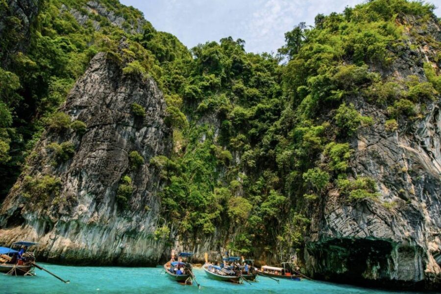 Phuket: Phi Phi Islands and Maya Bay Day Trip with Lunch - Viking Cave and Monkey Beach: quick stops with big personality