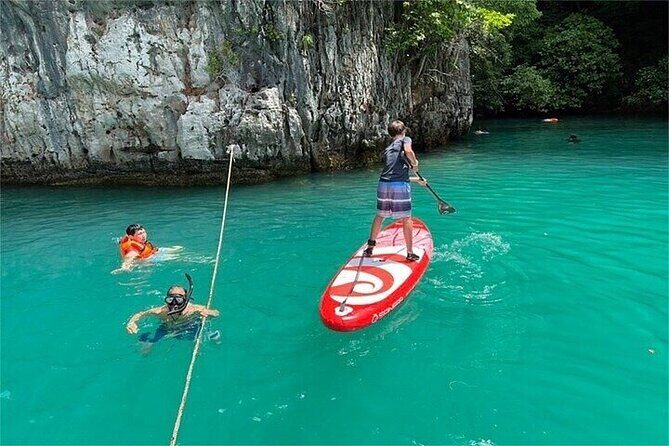 PHUKET: Phi Phi-Maya-Yao Yai-Khai Island by Speed Boat with Lunch - Khai Island: beach time with swimming and easy snorkeling