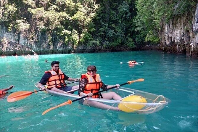 PHUKET: Phi Phi-Maya-Yao Yai-Khai Island by Speed Boat with Lunch - Maya Bay: iconic movie scenery with strict no-swim rules